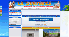 Desktop Screenshot of lasurfeuze.com